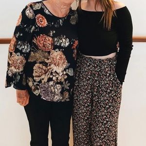 Oysho Floral Pants